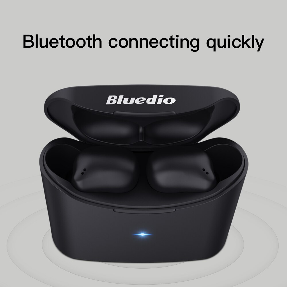 Bluedio Elf2 Tws Vingerafdruk Touch Bluetooth Koptelefoon Hd Stereo Draadloze Oordopjes Sport Koptelefoon Bluetooth Waterdichte IPX6