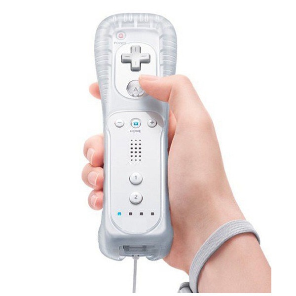 Wit Motion Sensor Afstandsbediening + Wired Nunchuck Combo voor Nintendo Wii Console