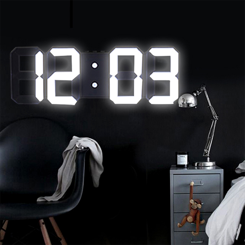 Nordic Digitale Wekkers Wandklokken Opknoping Horloge Snooze Tafel Klokken Kalender Thermometer Elektronische Klok Digitale Klokken