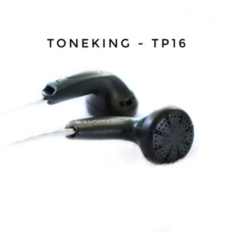 Originele Toneking TP16 32Ohm 3.5Mm In Ear Earphong Platte Kop Stekker Oordopjes Oortelefoon Hifi Bass Headset