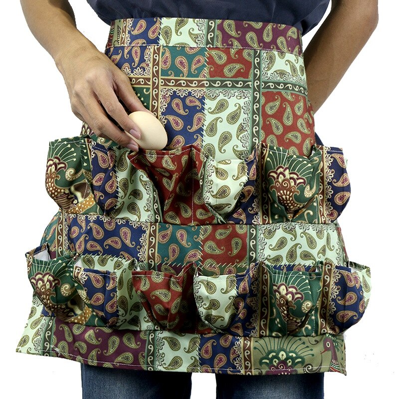 15 farben Eier Sammeln Sammeln Halten Schürze Mit 12 Taschen Für Bauer Haus Hausfrau Heimat Arbeitskleidung Küche Zubehör