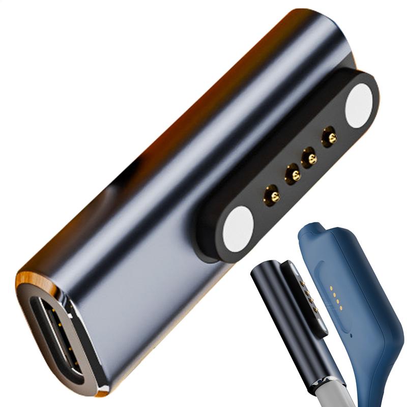 Ładowarka magnetyczna adapter typu C Smartwatch konwerter ładowania 7,62 MM 2-pinowy/4-pinowy adapter robić słuchawek z przewodnictwem kostnym