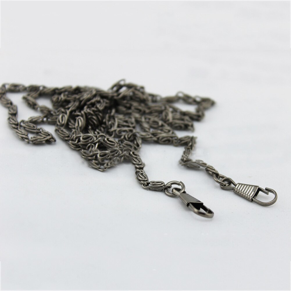 120cm Replacement Bag Strap Metal Chain for Women DIY Wallet Coin Purse Shoulder Crossbody Bags Chains Belt Bags Accessories: Black