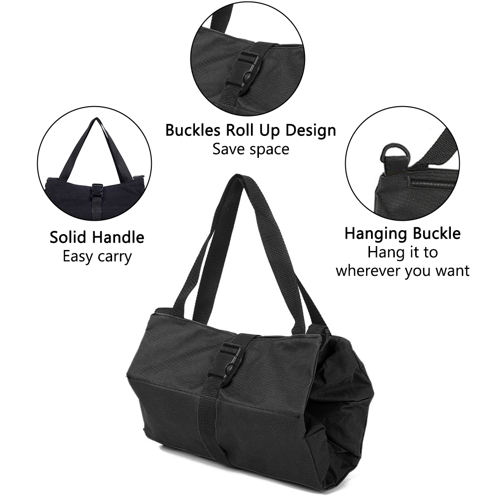 Botiquín de primeros auxilios para coche, estuche de almacenamiento en rollo, bolsa de almacenamiento, bolsa de herramientas enrollable multiusos ajustable