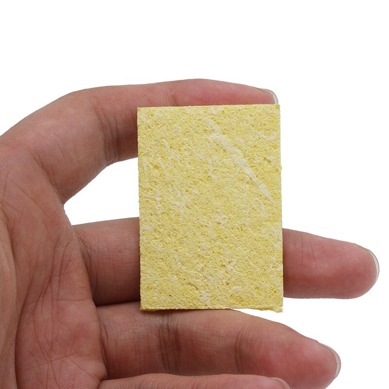 10pcs Electric Welding Soldering Iron Sponge Cleaning Cleaner Pads