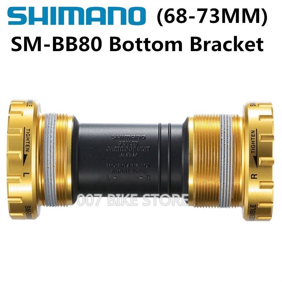Shimano – support de pédalier de vtt DEORE SAINT ZEE, Hollowtech II, 68/73mm, BB80