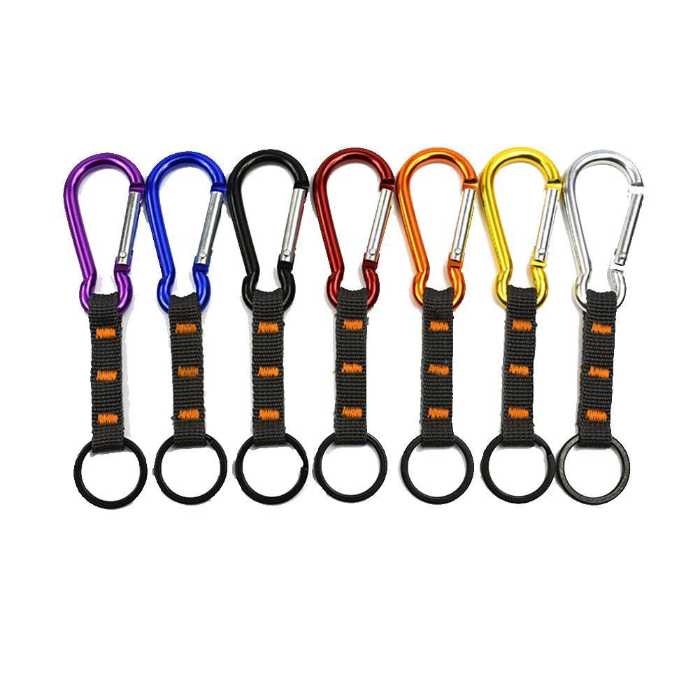 Mochila De Soporte para Llavero cinturón mosquetón colgante Clip hebilla gancho tres anillos combinación bolsa de deporte