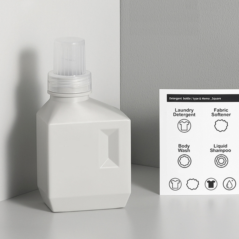 Plastic Laundry Detergent Dispenser Large Capacity Softener Storage Bottles Household Dorm Refillable Dispenser Bottles