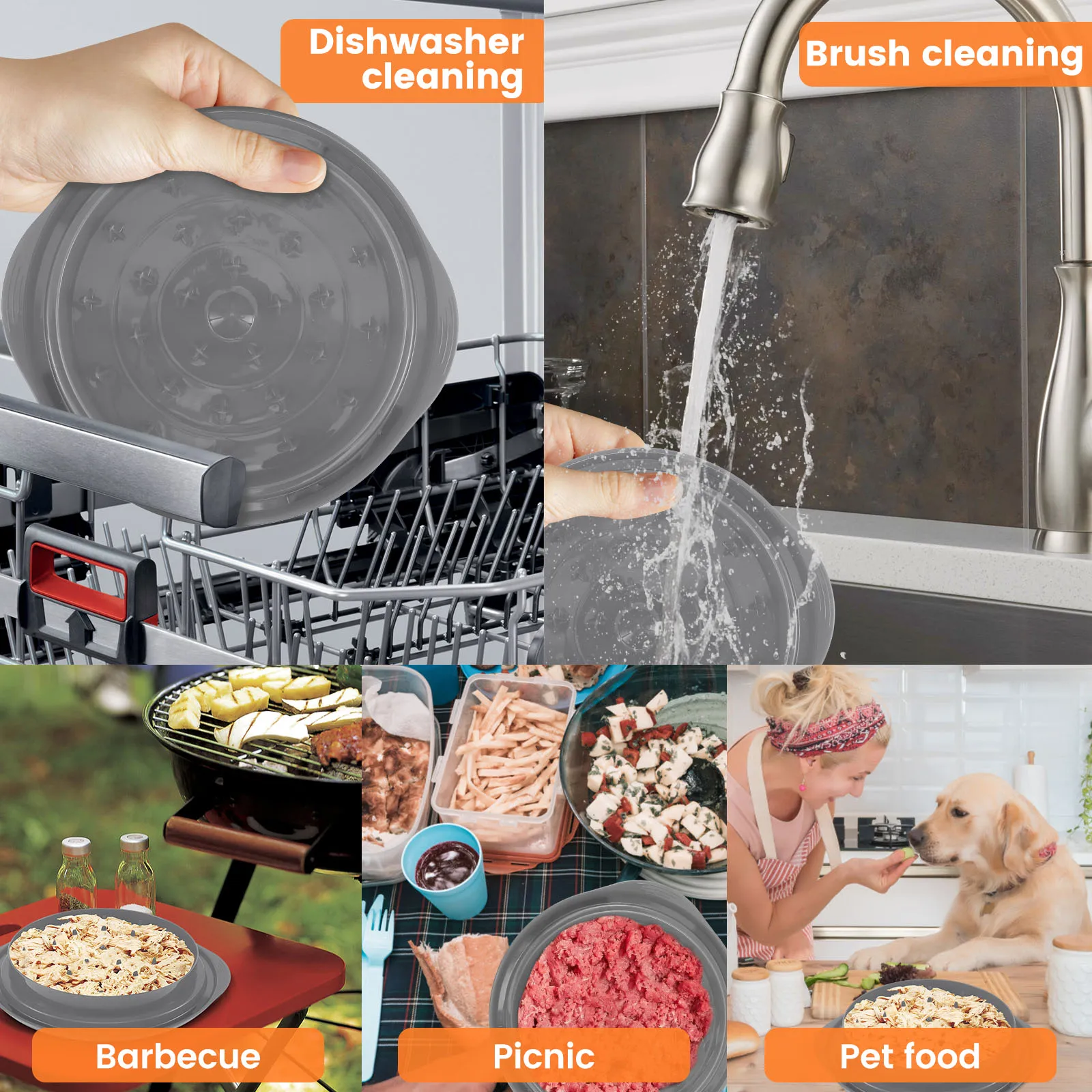 Een vleeshakker is beter dan een vleesversnipperaar met berenklauwen, bpa-vrij, antislip, vaatwasbestendig, keukengereedschap voor varkensvlees en rundvlees.