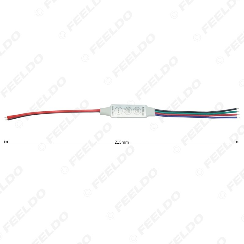 FEELDO DC12V~24V LED Flasher Module Flash Strobe Controller With 4-Wire Connecotr For LED Strip Light #CA3965