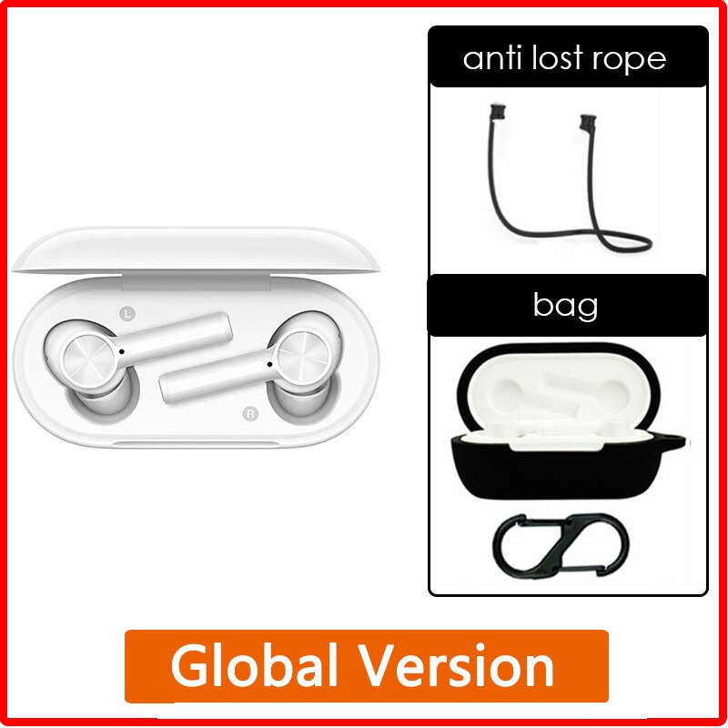 OnePlus-auriculares inalámbricos Bullets Z con Bluetooth 5,0, novedad oficial, auriculares con cancelación de ruido ambiental: Global N black