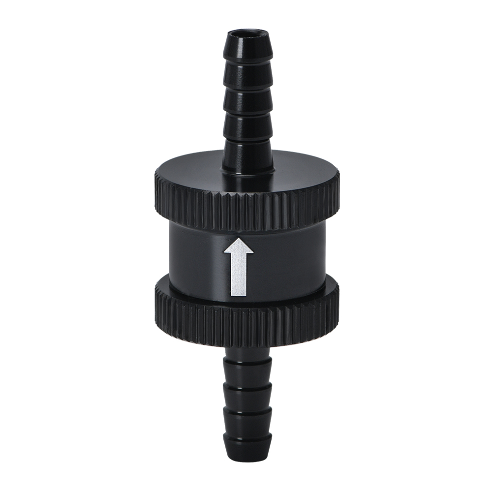 Válvula de retención combustible unidireccional, aleación de aluminio, gasolina y diésel, 6 tamaños, 4MM / 6MM / 8MM / 10MM / 12MM / 16MM: Blanco