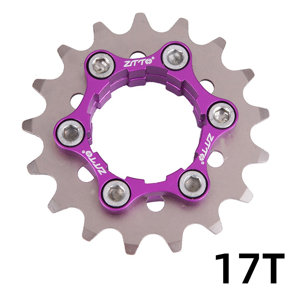 Bicycle Single Speed Freewheel Steel 16/17/18/19/20/21/22/23T 10/11 Speed HG Hub Bike Conversion Kit BMX MTB Sprocket Parts: 02