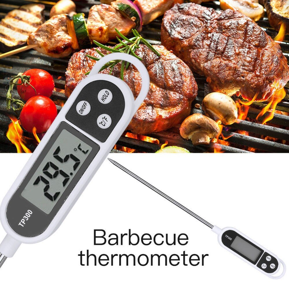 Anpro Termometro Per Alimenti Elettronico Cottura Degli Alimenti Barbecue Termometro Della Sonda Latte di Misura Forno Barbecue a base di Carne A CRISTALLI LIQUIDI di trasporto Termometro Digitale