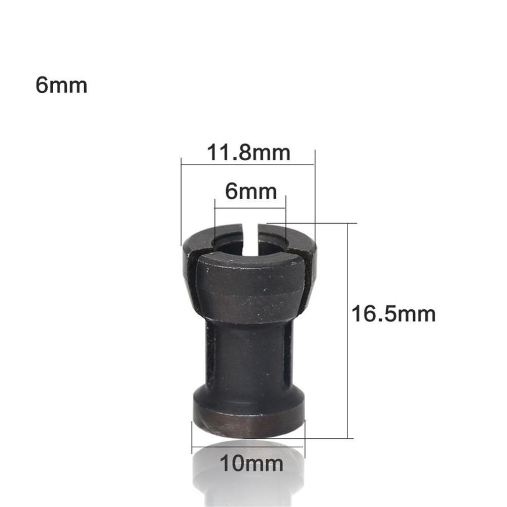 Precisie Spantang 6Mm/6.35Mm/8Mm Graveren Trimmen Machine Elektrische Router Voor Machinebouw Houtbewerking cutter: 6mm