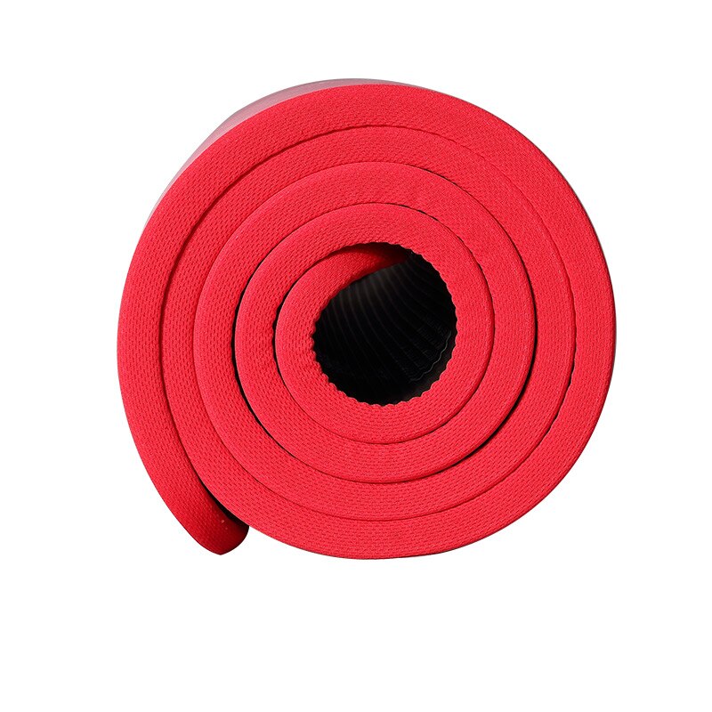 CAMEL Yoga Mat Waterproof Position Line Natural Rubber Gym Fitness Pilates Folding Non-Slip Training NBR Workout 185*80cm15mm