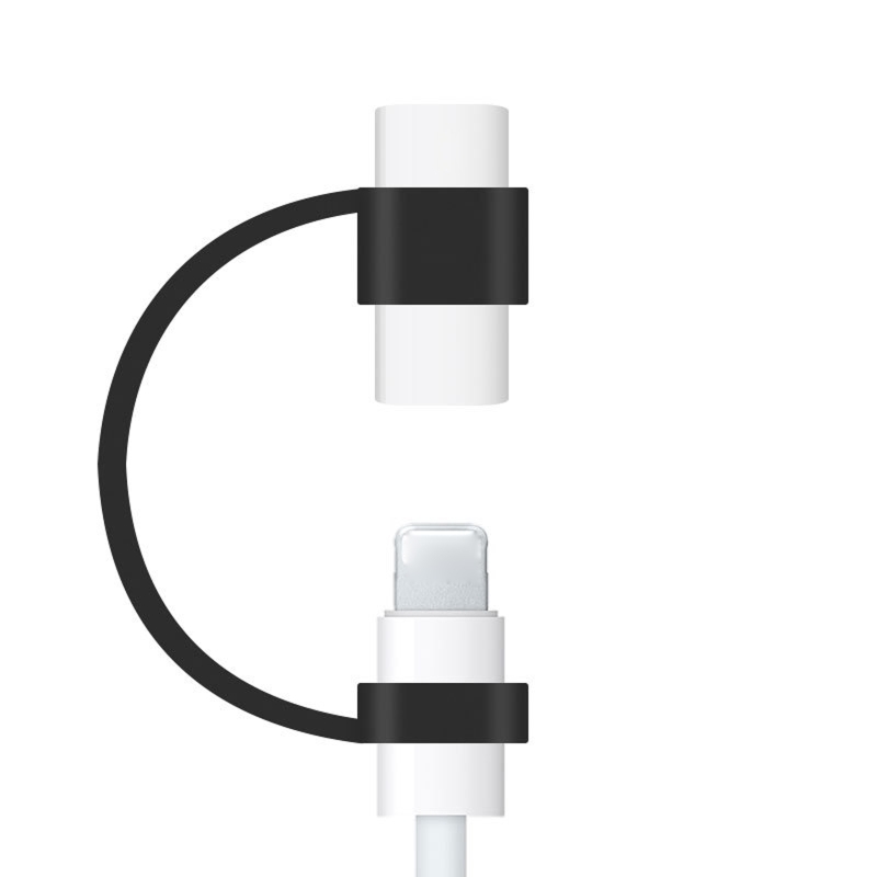 Silicone Thin Comfortable Pen Cover for USB-C, Micro USB, Pencil Tablet Touch Pen Charging Cable Adapter Tether Sleeve F19E