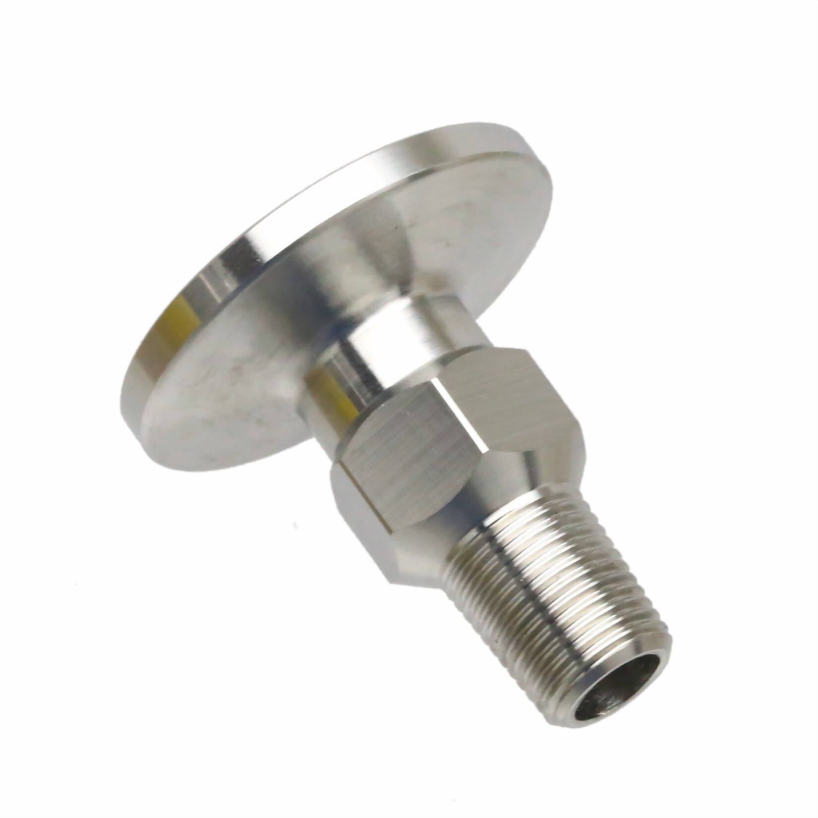 ISO-KF16 (NW/KF-16) to 1/8" inch Female PT Pipe Threads adapter Vacuum Flanges Fitting SS304 Stainless Steel 304