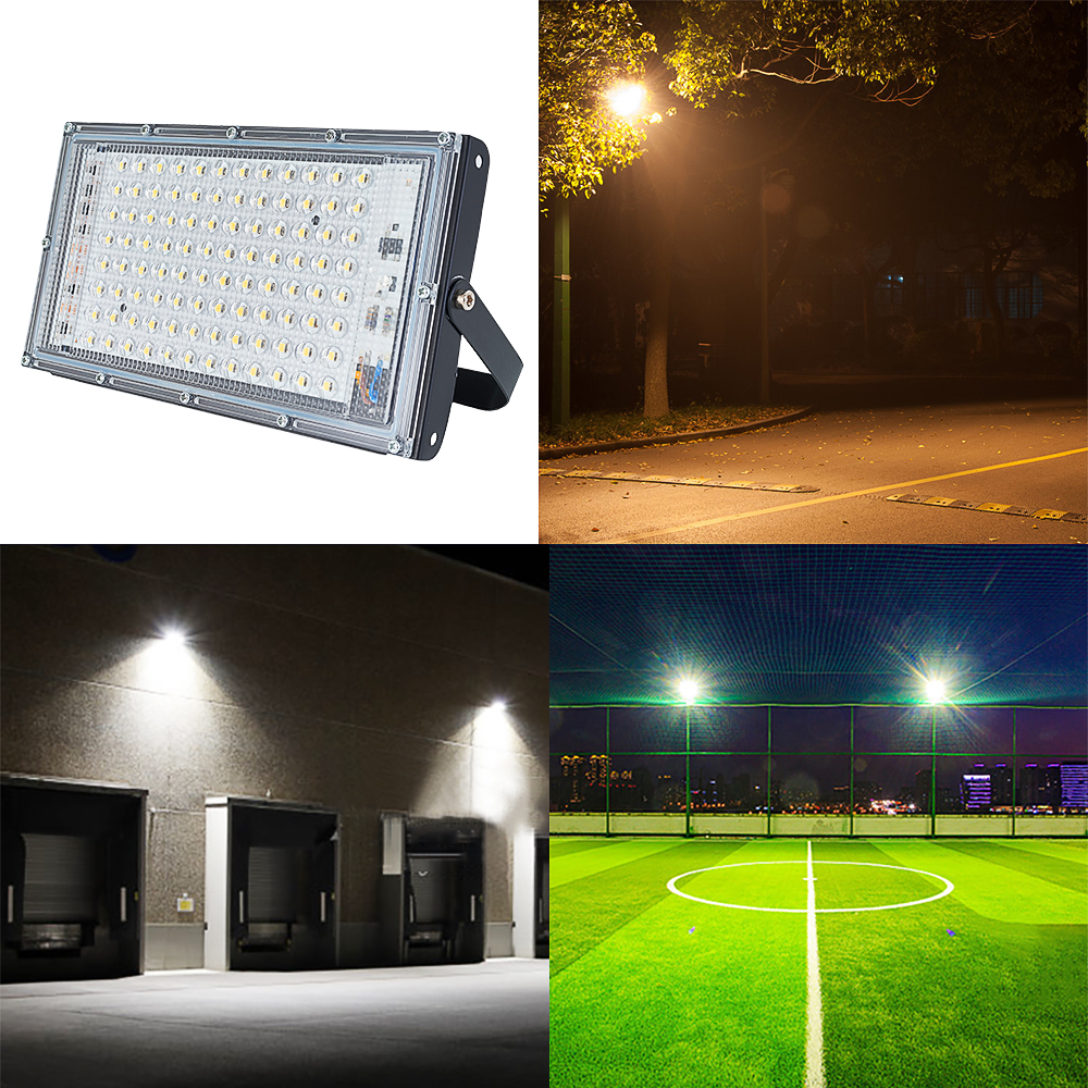 100w flomlys  ac 220v 230v 240v ip65 vanntett av ledet gatelampe hagevegglampe landskapsbelysning utelys
