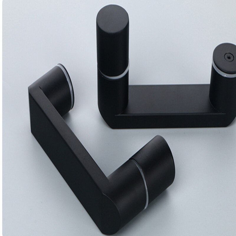 Matte Black Shower Box Glass Door Pull Knob