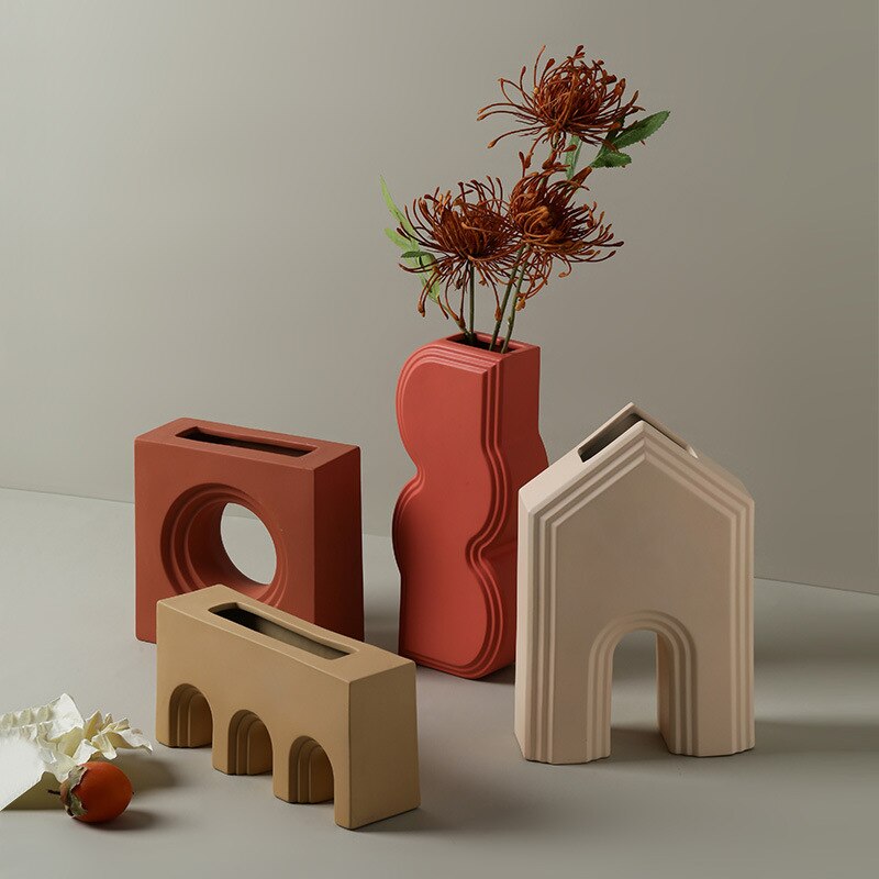 Goed thuis Nordic Bird Keramische Vaas Creatieve Woonkamer Desktop