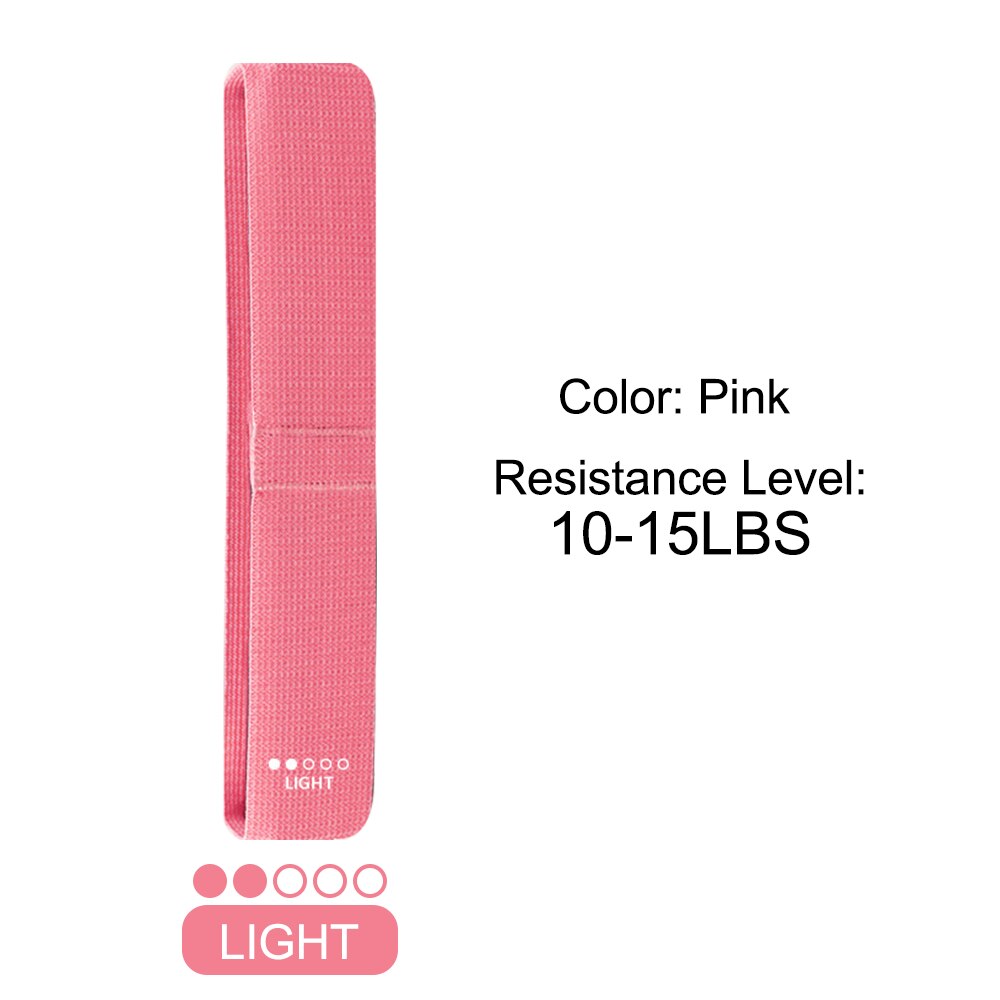 105lb Lange Widerstand Schleife Band einstellen unisex Fitness Yoga Elastische Bands Hüfte Kreis Oberschenkel Hocken Band trainieren Fitnessstudio Ausrügestochen für hause: Rosa 10-15lb