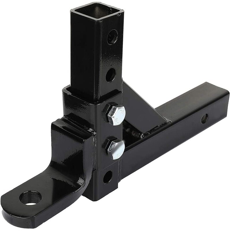10&quot; Adjustable Trailer Down Steel Hitch Ball Mount Bar for 2&quot; Receiver RV Tow Parts Car Camper Accessories Caravan