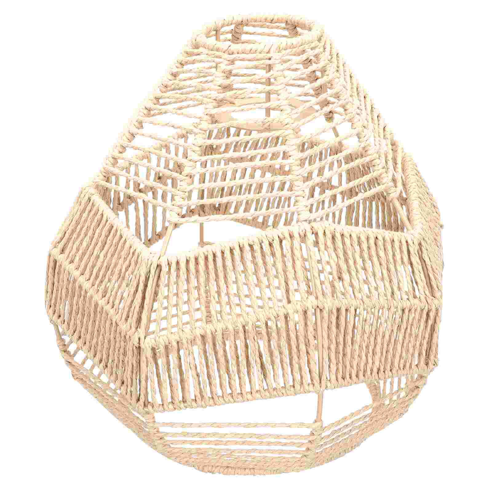 Home Lamp Cover Lampshade Paper String Woven Chandelier Lampshade