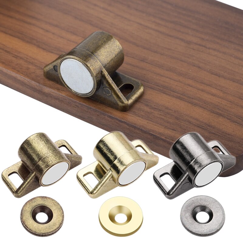 Magnet skåpdörr spärr magnetisk möbel dörrstoppare starka superkraftiga magneter spärr hem hårdvara möbler