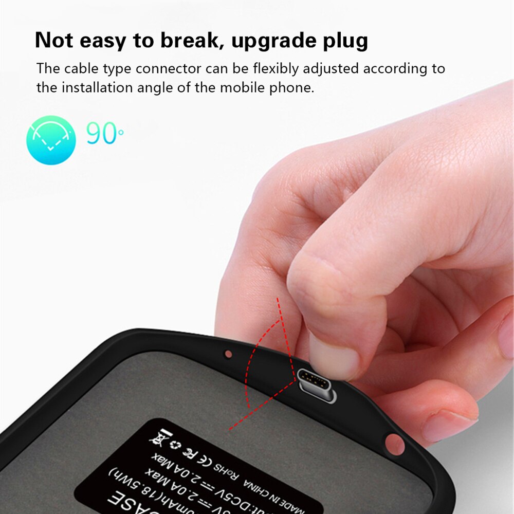 5000Mah Batterij Oplader Case Iphone 11/Iphone 11 Pro/Iphone 11 Pro Max Externe Backup Charger power Bank Batterij Case