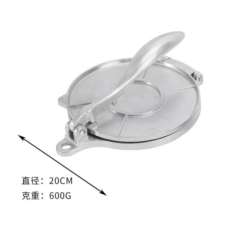 Prensa para tortillas de 6/8 pulgadas, máquina para hacer tortillas de maíz, máquina para hacer Roti, herramientas de prensado, utensilios de cocina para el hogar, accesorios de cocina: Chocolate