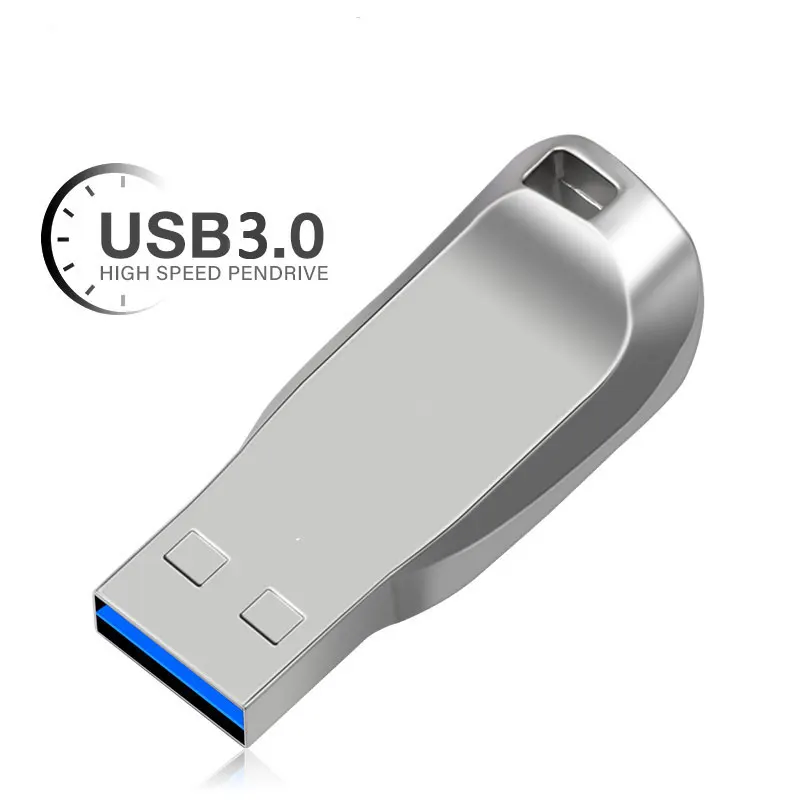 Snelle Usb 3.0 Flash Drive 128Gb 256Gb Mini Pen Drive 64Gb Hoge Snelheid Usb Flash Pendrive 8Gb 16Gb 32Gb Draagbare Memory Stick: Zilver / 1Tb