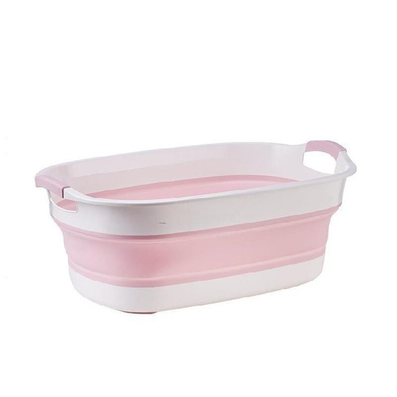 Bañera plegable para ducha de bebé, bañera portátil para mascotas, accesorios de seguridad, cesta de almacenamiento