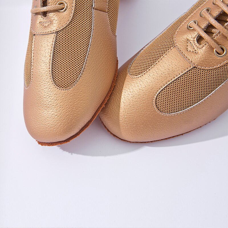 Zapatos de baile latino para mujer y niña, zapatillas de cuero de vaca de , calzado de baile de salón suave y transpirable, zapatos de Jazz, 2022