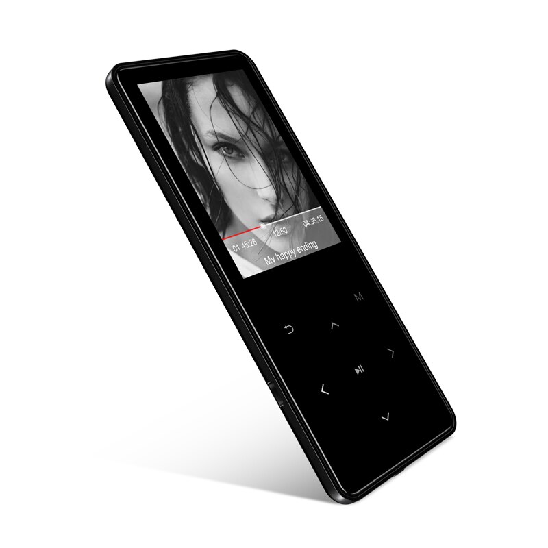 Original bluetooth  mp3 -spiller innebygd høyttaler bærbar sport mini med 2.4 tommers skjermstøtte fm, opptak, e-bok, klokke