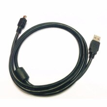 Cable de datos USB para cámara Canon SLR, cable de 5 pines, Puerto t universal, negro Mini 5 p