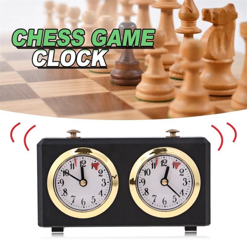 International Checkers & Chess Retro Analog Chess Clock Board Game Accessories Windup Chess Clock Timer Competition Chess Set