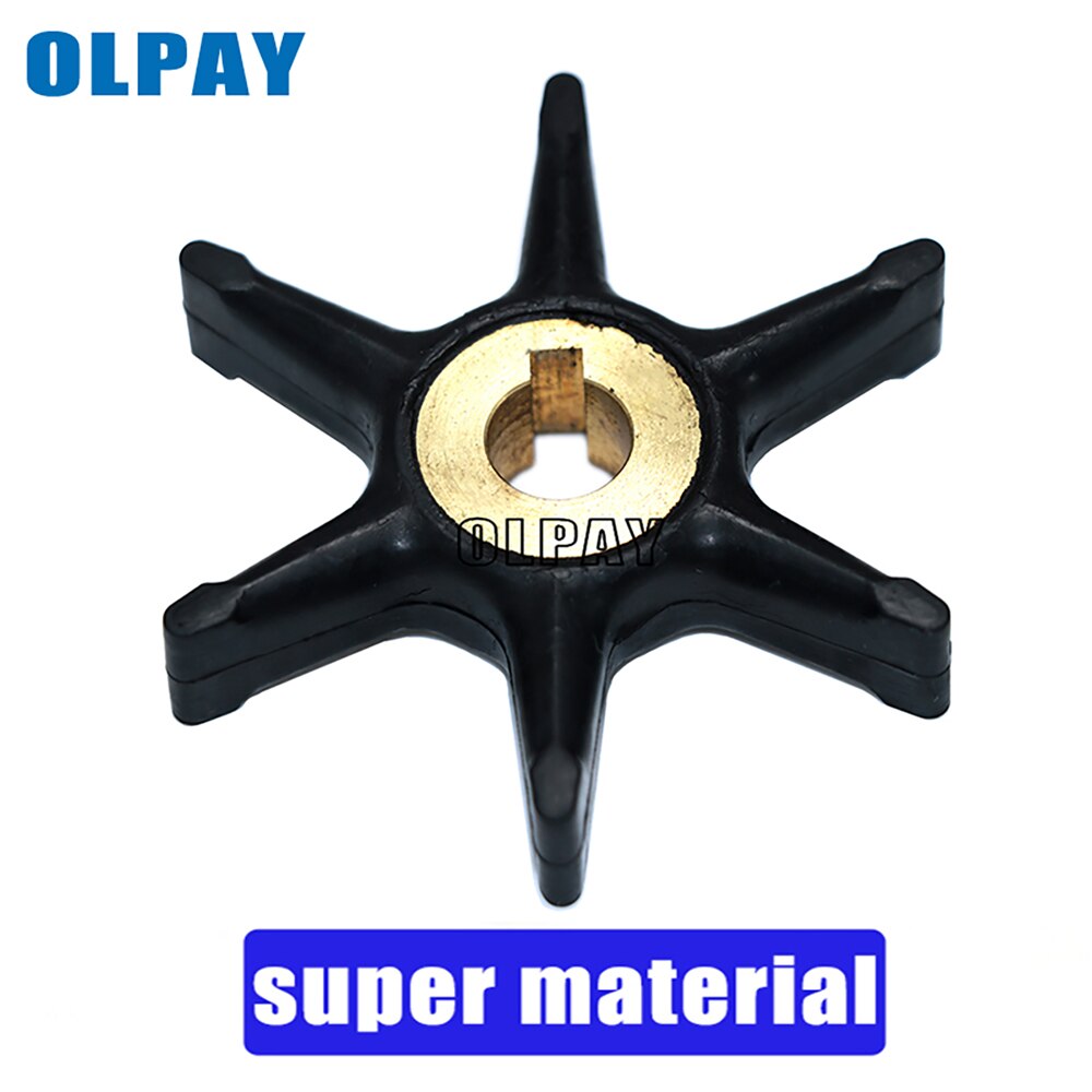 Water Pump Impeller for Johnson Evinrude 3HP 4HP 5HP 5.5HP 6HP 7.5HP 277181 434424 18-3001 Boat Engine