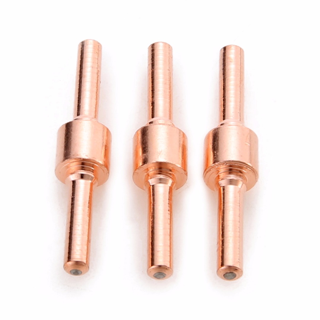 60pcs Extended Long Tip Electrode & Plasma Cutter Nozzles Consumable Kits For PT31 LG40 40A Plasma Cutting Torch Fittings