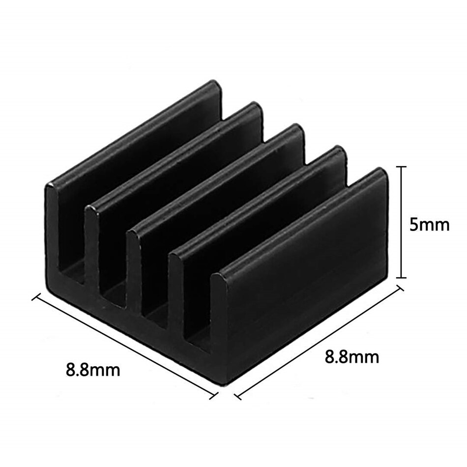 20 pçs de alumínio dissipador de calor cooler cooler raspberry pi dissipador de calor kit para computadores raspberry pi dissipação de calor