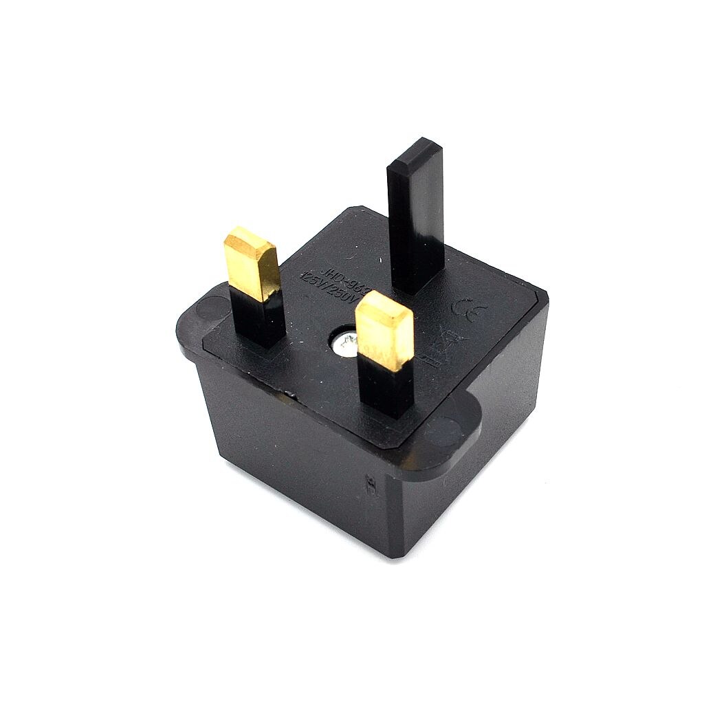 10pcs Euro &amp; US 2 Pin To 3 pin UK Traveller Conversion Plug Adaptor For Malaysia