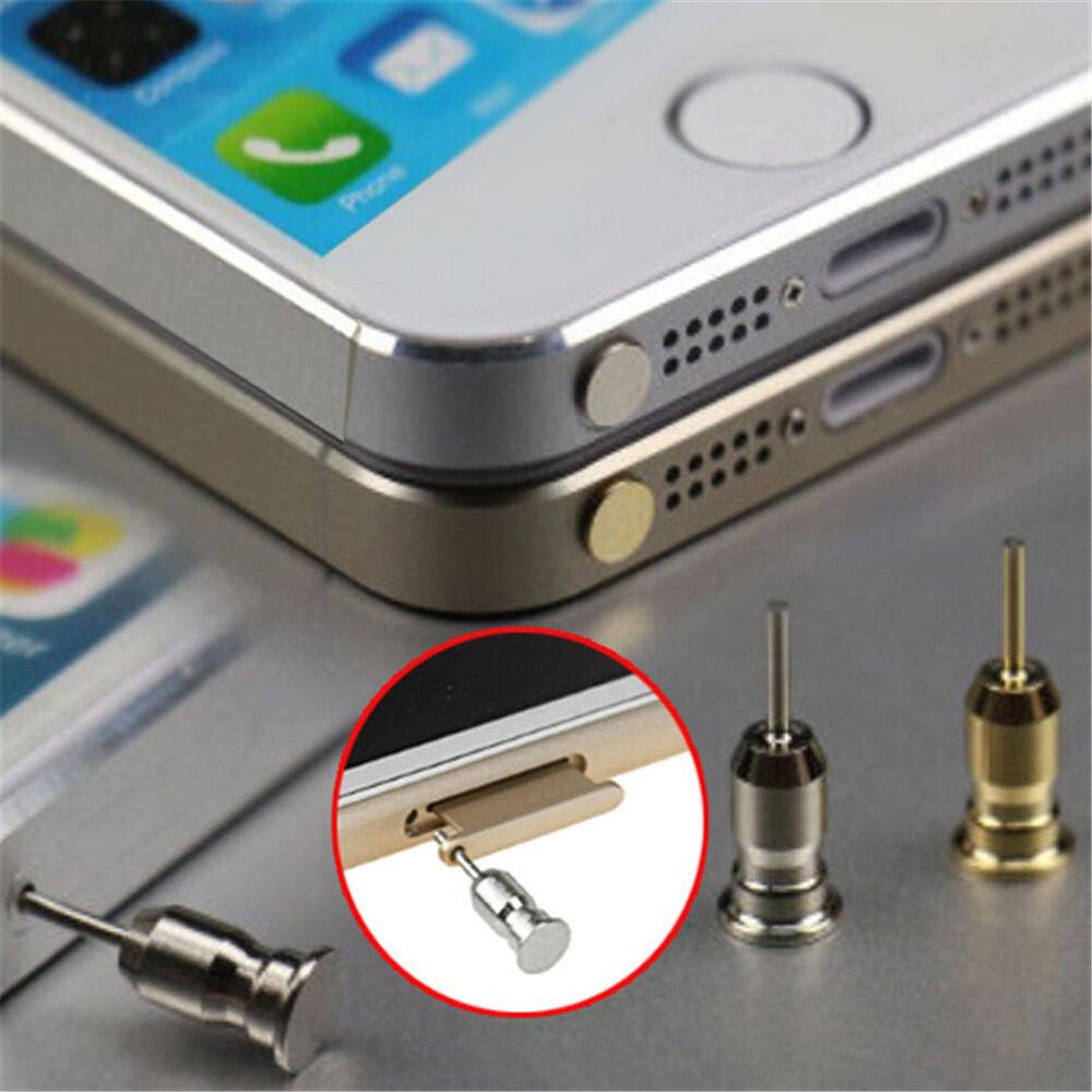 10Pcs Stofdicht Anti Dust Plug 3.5Mm Koptelefoon Jack Sim Card Naald Voor Mobiele Telefoon