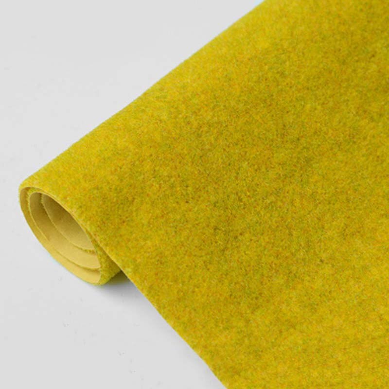1Pc Landscape Grass Mat for Architectural Scenery Paper Scenery Layout Lawn Diorama Accessories 25x25cm 50x50cm 50x100cm