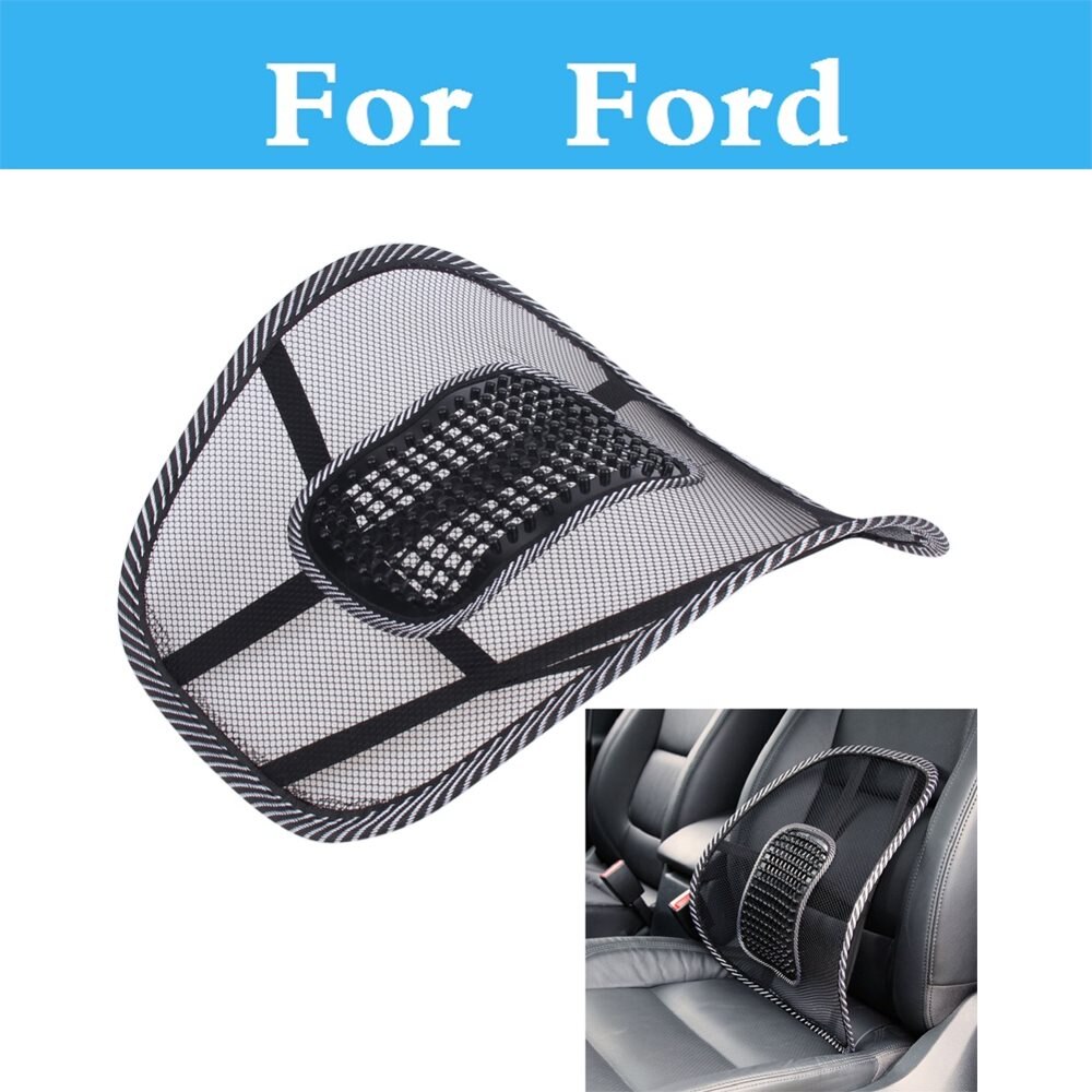 Car Seat Cushion Lumbar Waist Back Support Pillow For Ford Fiesta Fiesta ST Five Hundred Flex Focus RS Focus ST Freestyle