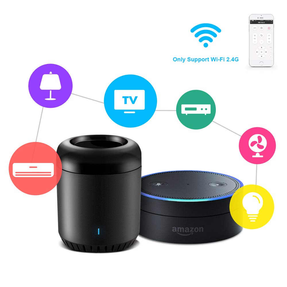 Smart Home Broadlink RM Mini3 WiFi + IR + 4G Afstandsbediening Draadloze Controller Compatibel Alexa echo Google thuis Assistent