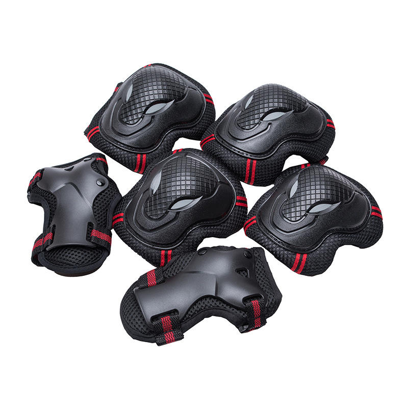 6X Adult Wrist Elbow Knee Pad Set - Skateboard Roller Skate Bike Protective Gear Guards