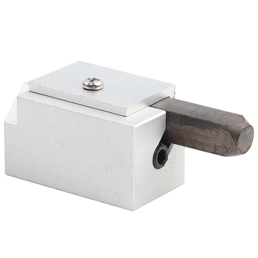 Woodworking Punch Chisel Aluminium Alloy Square Embedded Hinge Door Lock Groove Angle Chisel Woodworking Tool