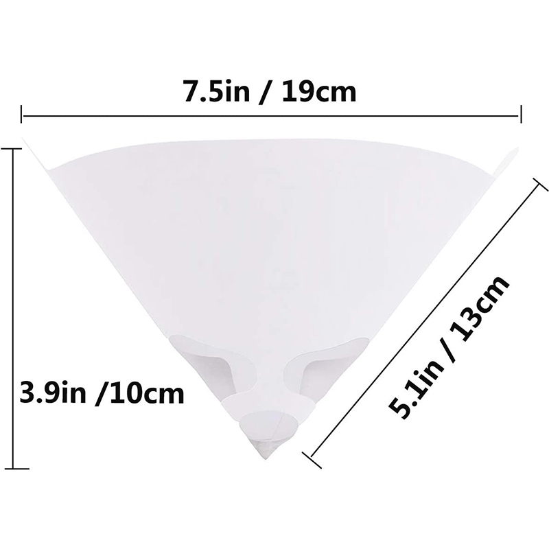 Papier filtre à peinture jetable, 10/20/30/60 pièces, tasse de purification, entonnoir 100 maillons, peinture conique, maille filtrante, papier micron en Nylon