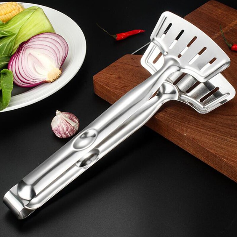Stainless Steel BBQ Grilling Tongs Salad Bread Serving Tong Kitchen Barbecue Grilling Cooking Tong Kitchen Utensils Accessories