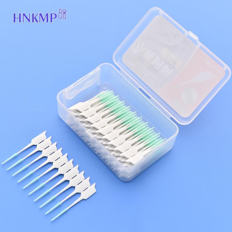 20/150 Pcs Silicone Interdental Brushes Super Soft Dental Cleaning Brush Teeth Care Dental floss Toothpicks Oral Cleaning Care
